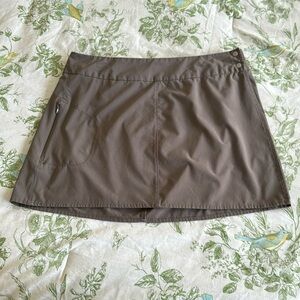 Columbia Brown Mini Skirt
